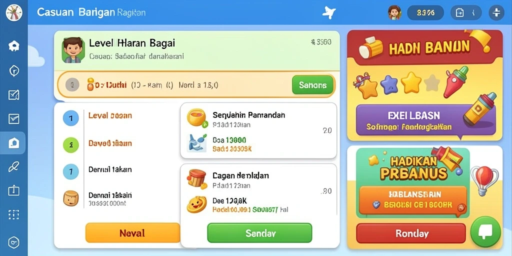 Bonus menarik setiap kali bermain.