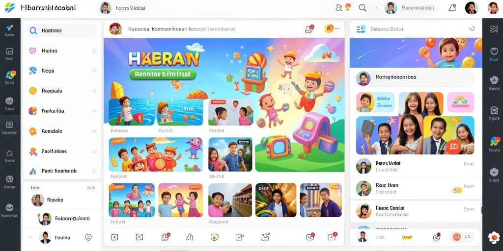 Fitur komunitas yang memungkinkan interaksi antar pemain.