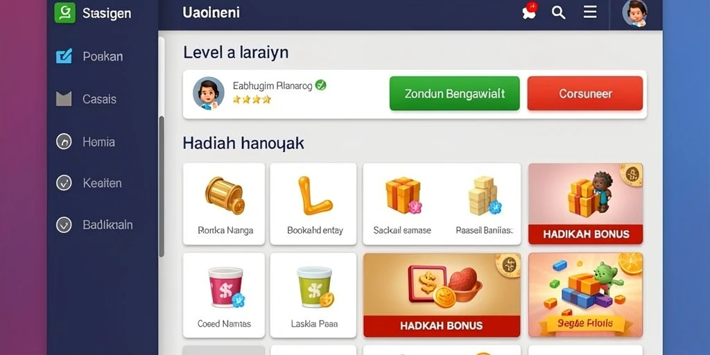 Mode permainan yang seru dan kompetitif.