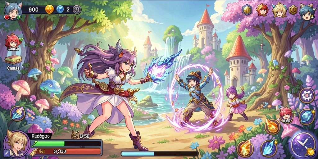 Screenshot saat bermain mode multiplayer MAPNA777.