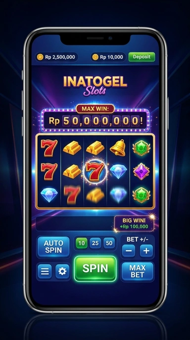 inatogel — layar beranda